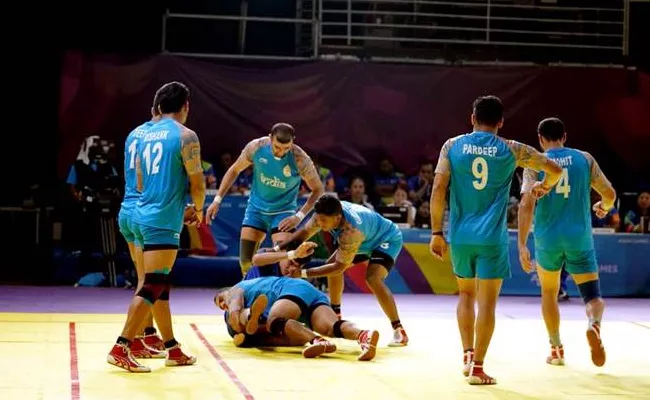 Indian kabaddi team Miss Out On Gold In Asian Games - Sakshi