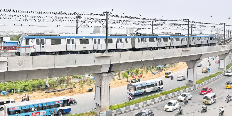 Changes in metro route - Sakshi