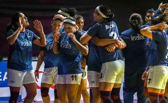 Indian Womens Kabaddi Team Won The Silver After Final Loss Against Iran - Sakshi