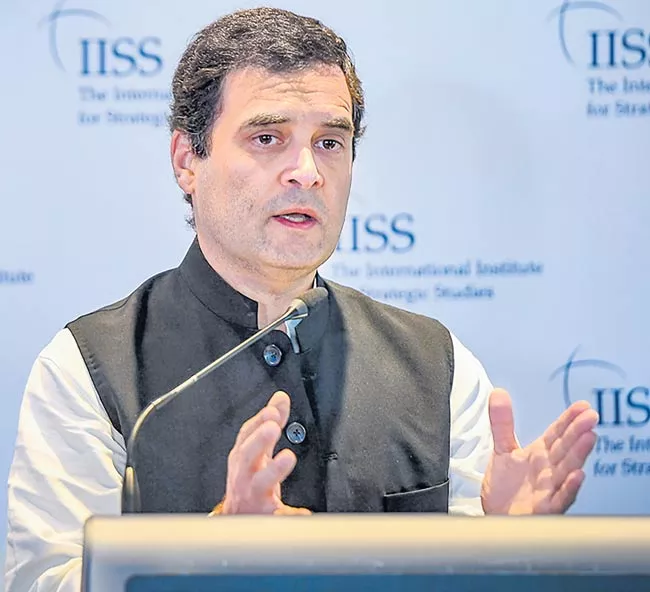 Rahul Gandhi in new Controversy compares RSS to Muslim Brotherhood - Sakshi