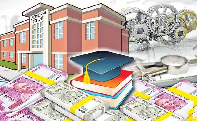 High Fees At Engeneering Colleges In Hyderabad - Sakshi