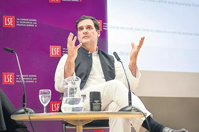 Rahul Gandhi speech at London School of Economics - Sakshi