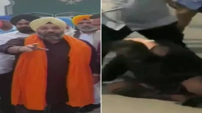 Akali Dal Leader Dragged Beaten Up Outside A Gurdwara In US - Sakshi