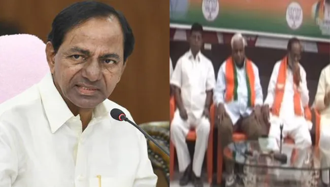 KCR Meet BJP MLAs In Camp Office - Sakshi