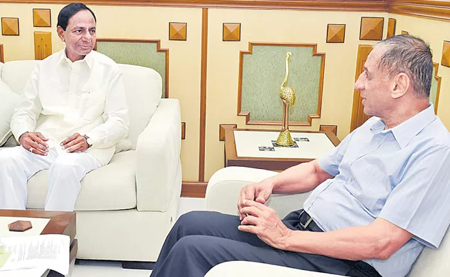 CM KCR Meets CS SK Joshi - Sakshi