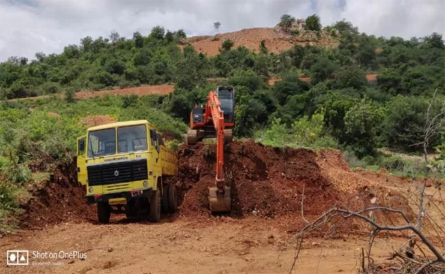 Illegal Soil Transport - Sakshi