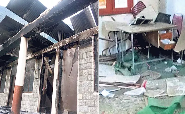 Terrorists Burns Down Twelve schools In POK - Sakshi