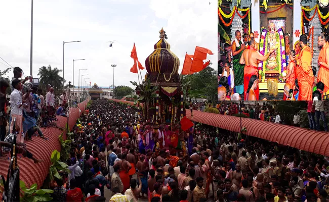 Raghavendra Swamy Rathotsavam In Mantralayam Kurnool - Sakshi