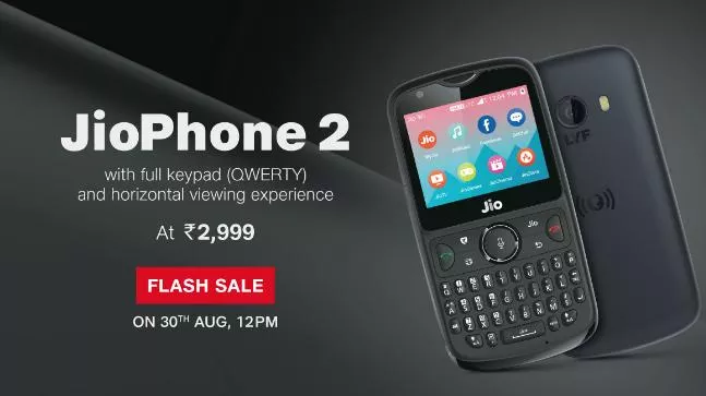 JioPhone 2 second flash sale today - Sakshi