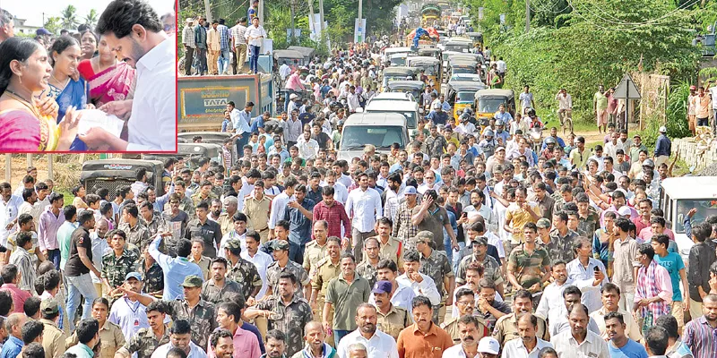 Ys jagan prajasankalpa yatra in visaka district - Sakshi