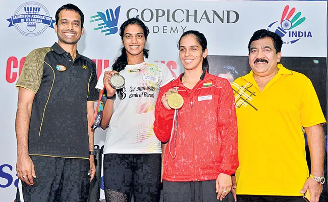 Saina And Sindhu Ready For Fight With Tai Ju Ying - Sakshi