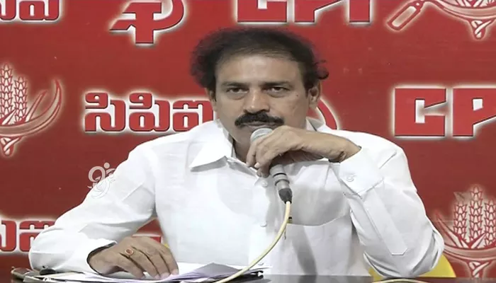 CPI Leader Rama Krishna Slams Chandrababu Naidu In Vijayawada - Sakshi