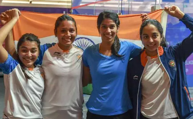 India get silver in womens squash - Sakshi