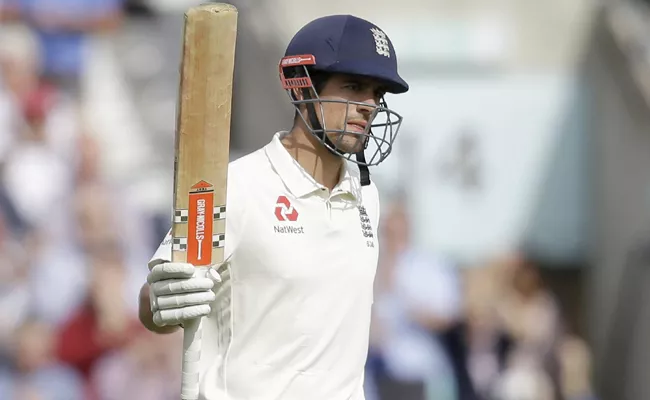 Alastair Cook Century In Fifth Test Against India - Sakshi