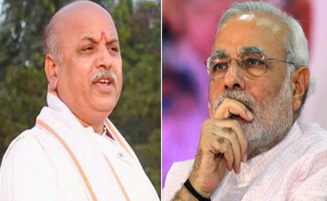 Praveen Togadia Controversial Comments On PM Modi - Sakshi