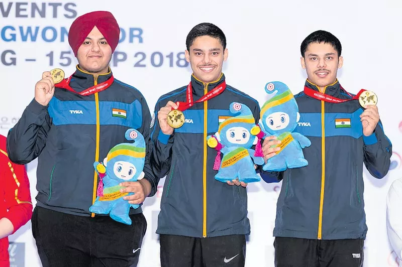 ISSF World Championship in Changwon india medals and records - Sakshi