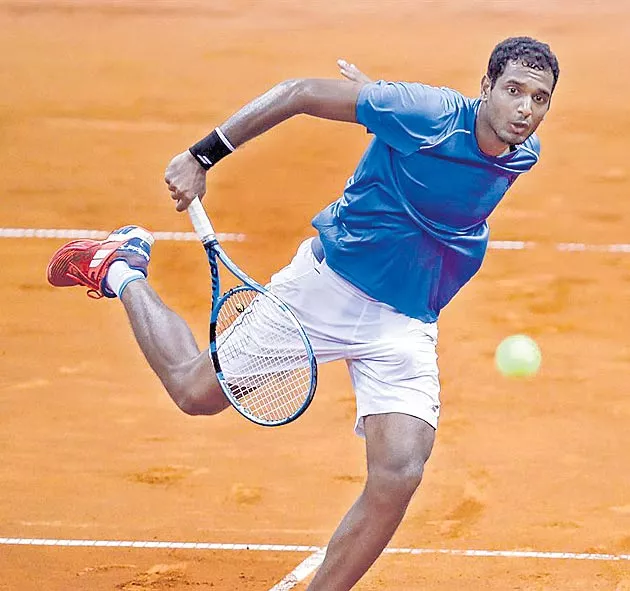 Ramkumar, Prajnesh suffer defeats as Serbia lead India 2-0 - Sakshi