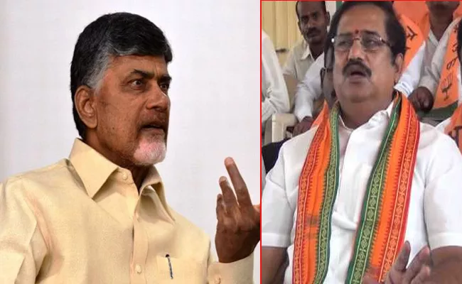 BJP Leaders Suresh Reddy And Sai Krishna Slams Chandrababu In Vijayawada - Sakshi