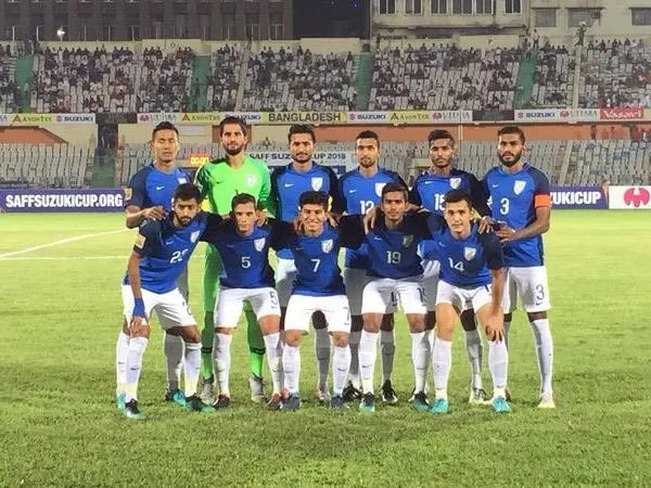 Lacklustre India suffer 1-2 defeat against Maldives in SAFF Cup final - Sakshi