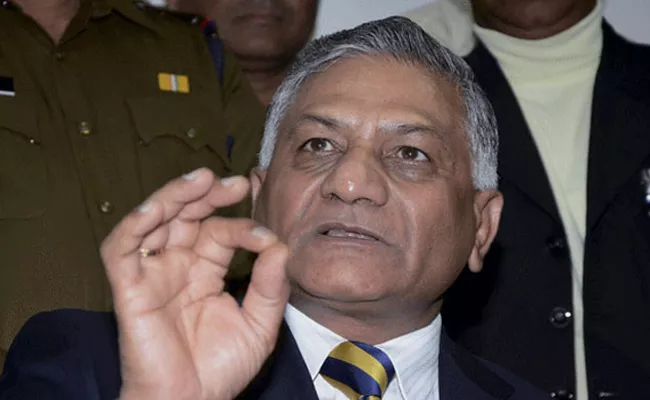 VK Singh Says Imran Khan Puppet Of The Pakistan Army - Sakshi