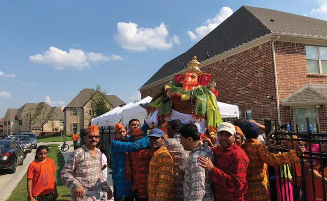 Ganesh Nimajjanam Celebrations In Dallas - Sakshi