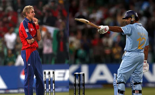 On This Day  Yuvraj Singh Smashed Stuart Broad For six sixes - Sakshi