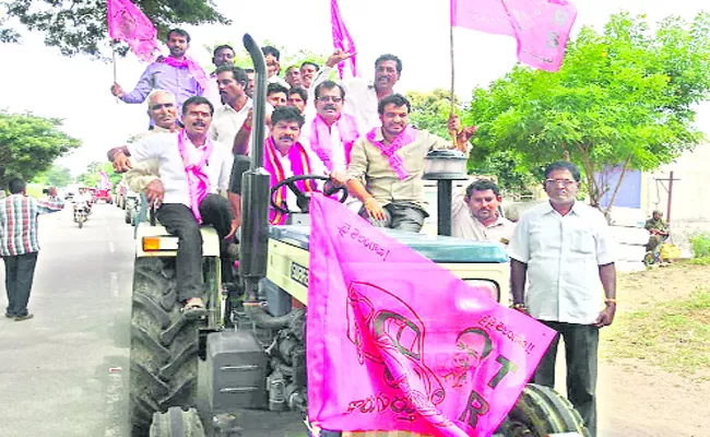 Pragathi Nivedana Sabha Warangal TRS Leaders - Sakshi