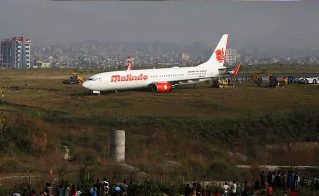 Plane Skids Off Runway In Nepal - Sakshi