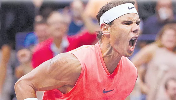 Us open:Rafael Nadal reach the quarter final - Sakshi