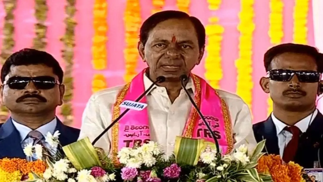 CM KCR Full Speech at Pragathi Nivedana Sabha - Sakshi