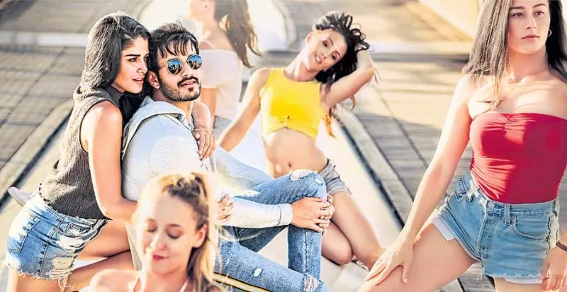 akhil mister majnu first look, teaser release - Sakshi