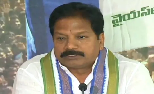 YSRCP MLA Kona Raghupathi Fires on CM Chandrababu - Sakshi