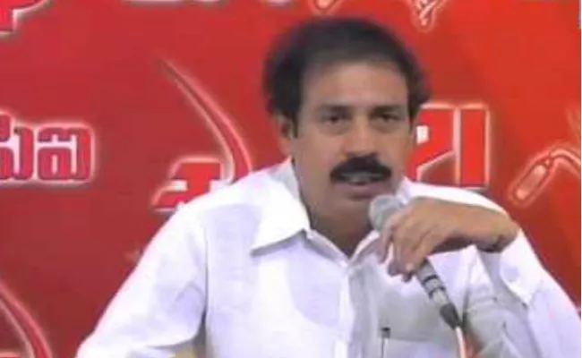 CPI Leader Ramakrishna Fires on Chandrababu Naidu - Sakshi