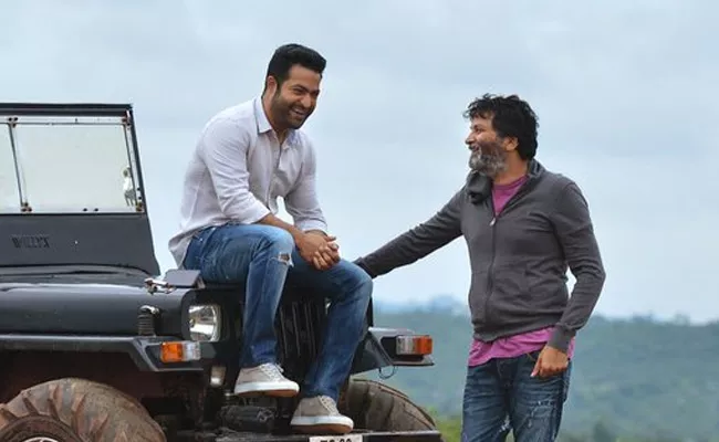 NTR Trivikram Aravindha Sametha Working Stills - Sakshi