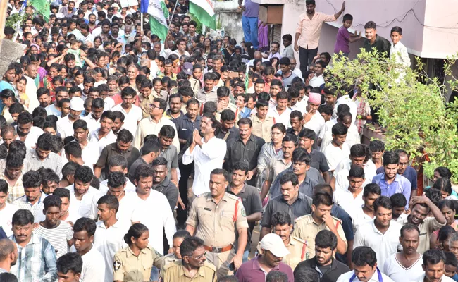 Today Praja Sankalpa Yatra Entry To Vizianagaram - Sakshi