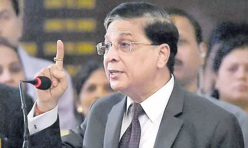 CJI Dipak Misra-led benches to deliver 8 key verdicts in 6 days - Sakshi