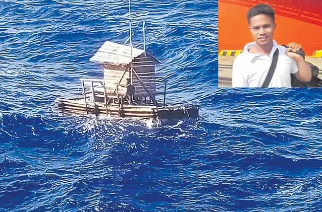 Indonesian teenager survives for 49 days adrift at sea in a flimsy hut - Sakshi