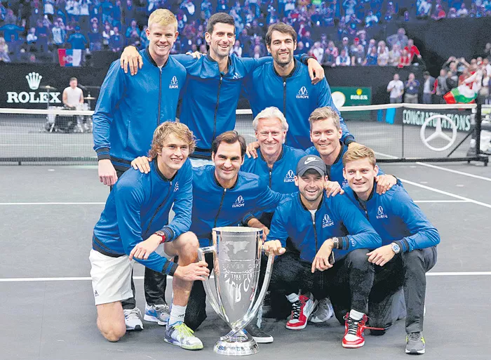 Europe conquer Team World to retain the Laver Cup - Sakshi