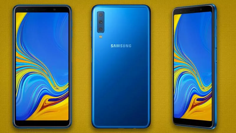 Samsung Galaxy A7 With Triple Cameras Launched In India - Sakshi