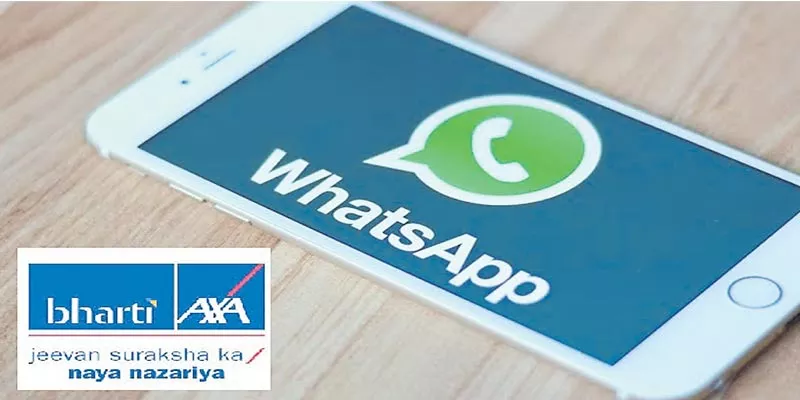 Bharti AXA Life Insurance launches claim intimation via WhatsApp - Sakshi