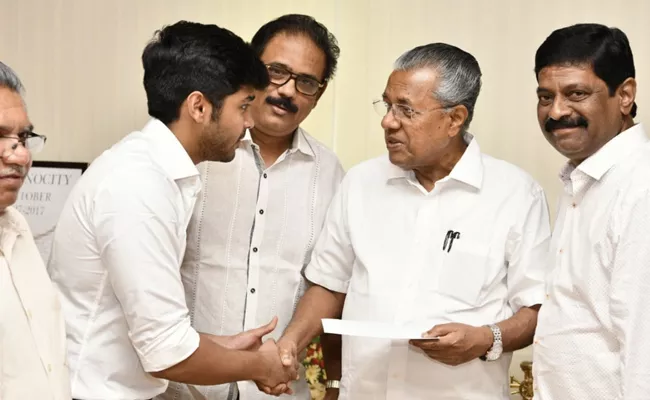 hero Dhruv Donate His First Salary To Kerala Cm Fund - Sakshi