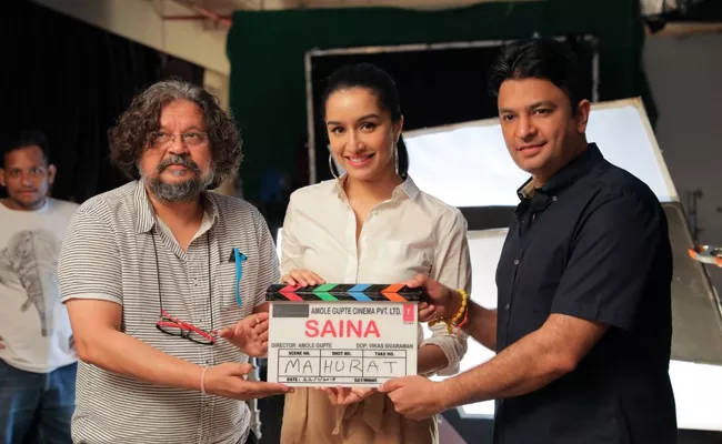 Shraddha Kapoor Saina Shooting Starts - Sakshi