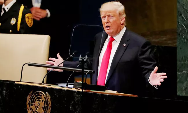 Why Donald Trump Praise Of India At The United Nations - Sakshi