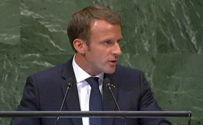 Wasn't In Power When Rafale Deal Signed, Says Macron At UN - Sakshi