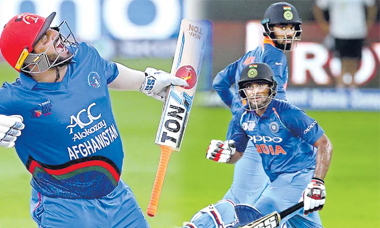 Afghanistan pull off last ball tie - Sakshi