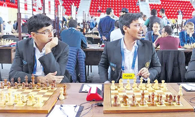 Chess Olympiad: Indian men defeat Canada - Sakshi