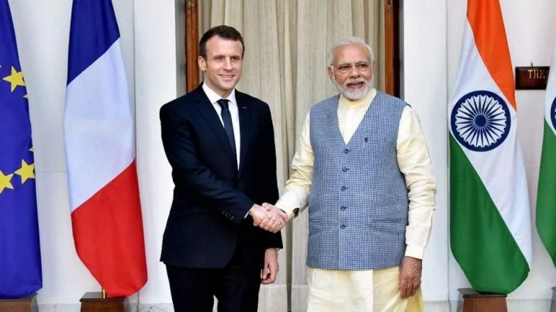 Narendra Modi, Emmanuel Macron selected for UN's highest environmental award - Sakshi