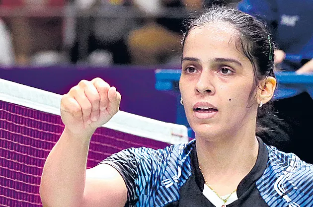 Saina Nehwal sails into Korea Open quarterfinals - Sakshi