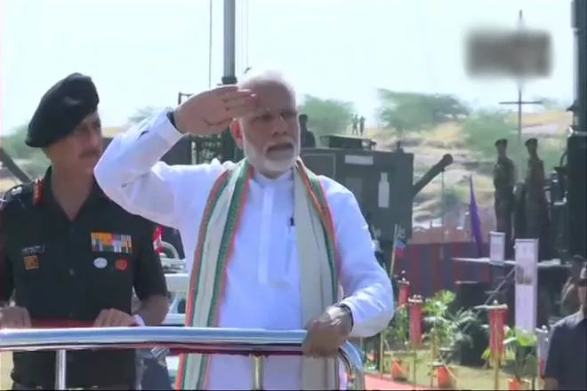 PM Modi Inaugurate Parakram Parv In Jodhpur Over 2 Years Of Surgical Strikes - Sakshi