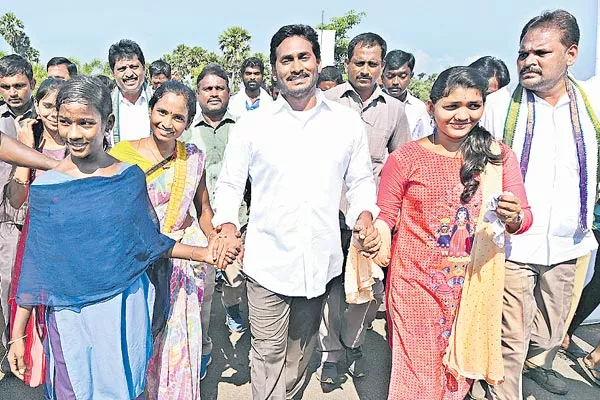 Ys jagan praja sankalpa yatra in vizianagaram district - Sakshi